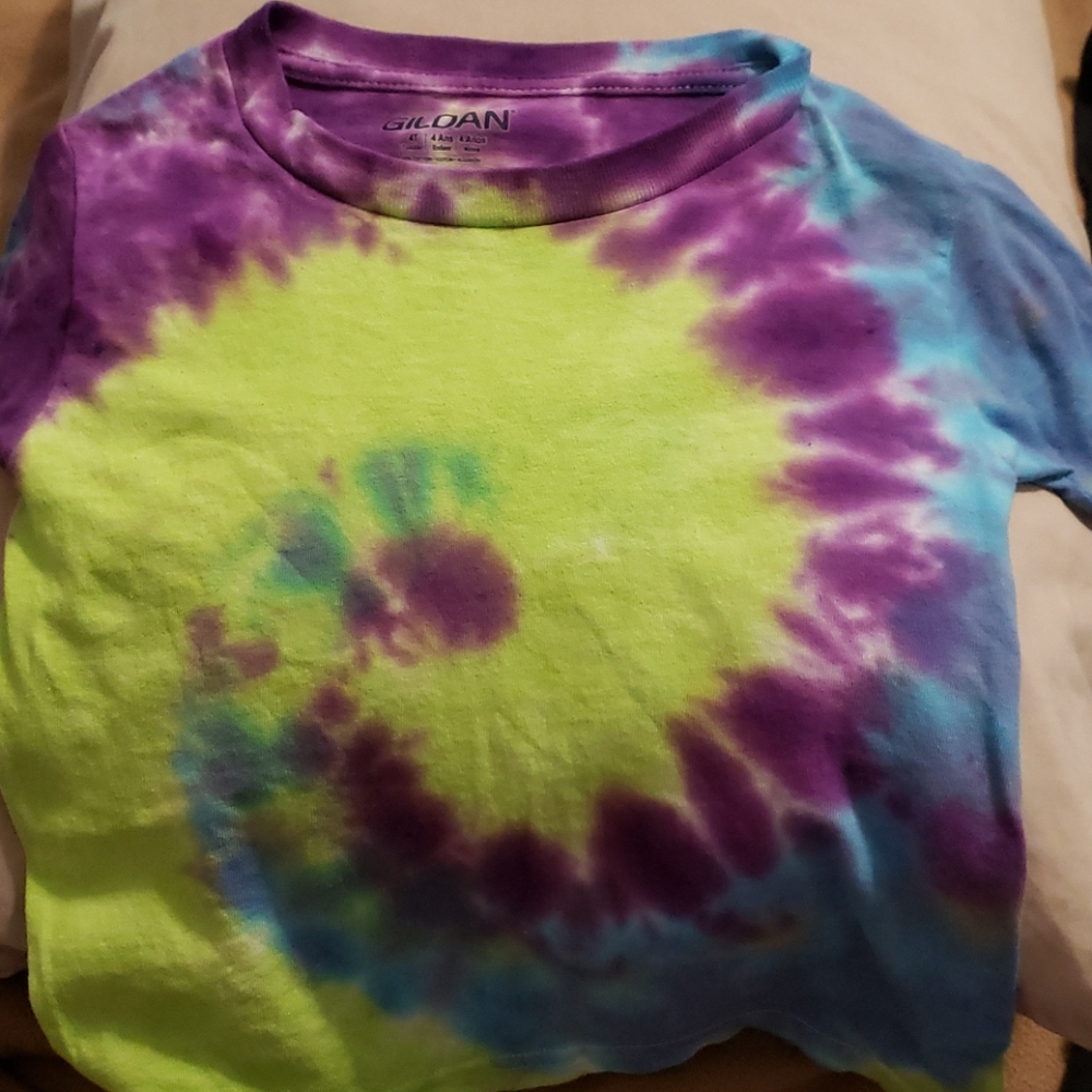 Gildan Custom Tie Dye Toddler Tee